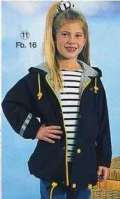 Kinder Regenjacke marineblau