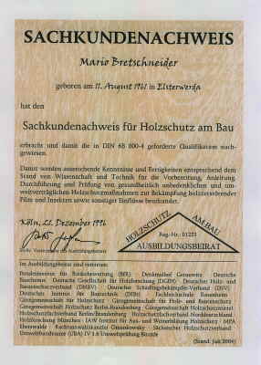 Urkunde SK- HO